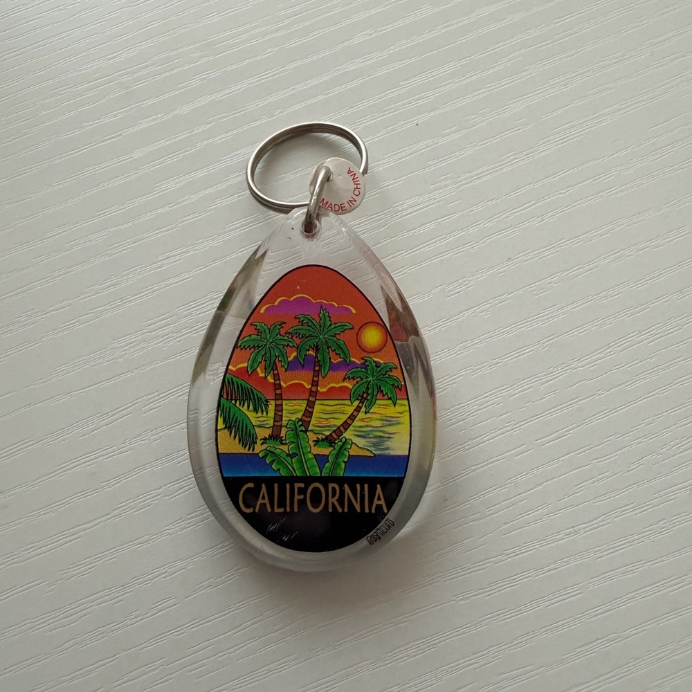 California Sunset Keychain